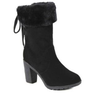 Carrini CA Collection Women's Fashion Faux Fur Rea